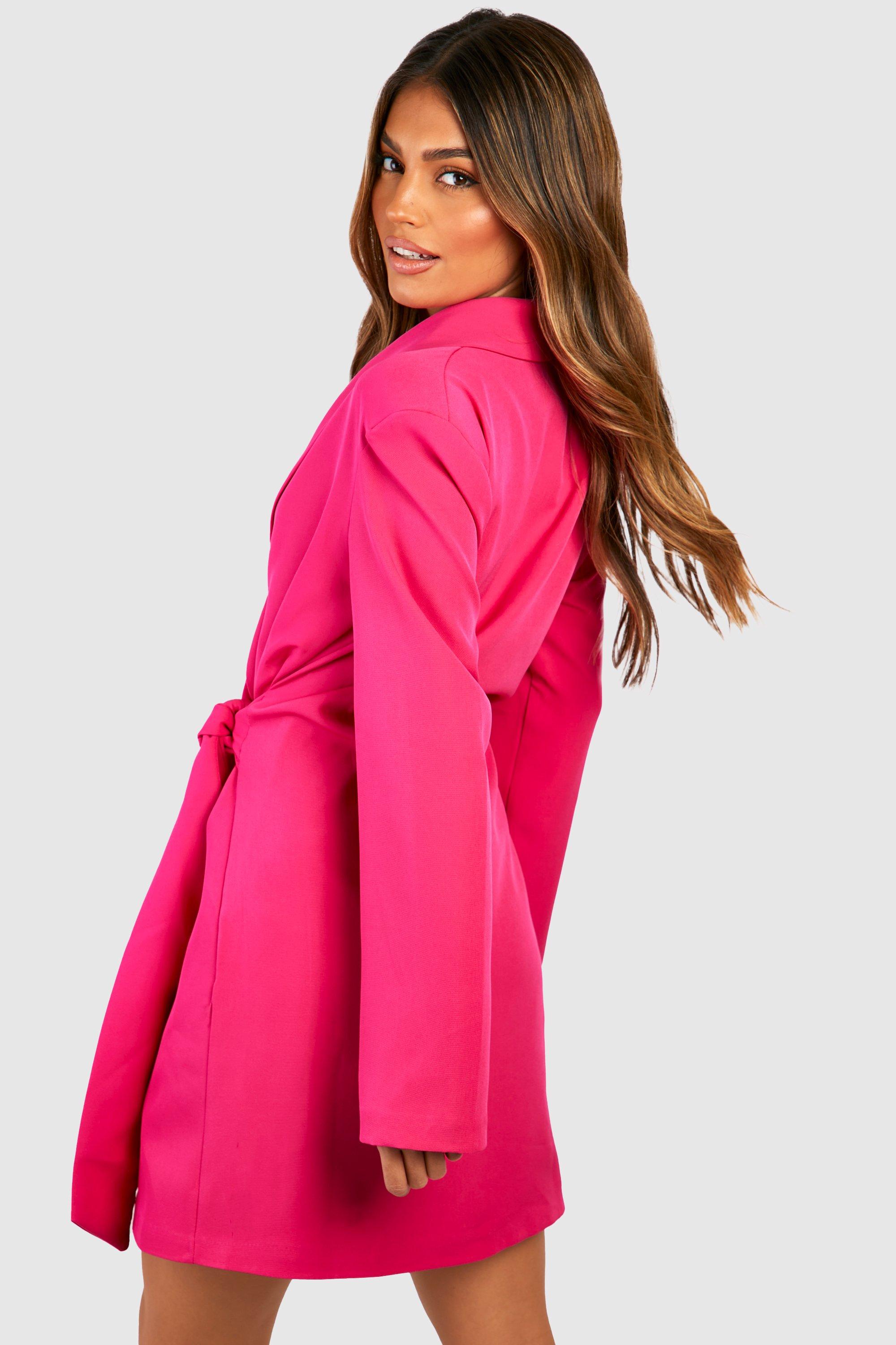 Missguided hot pink clearance dress